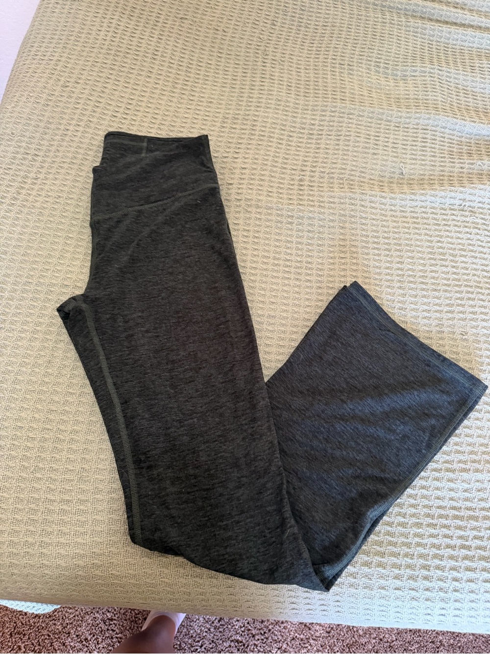 Fabletics HeatherFlex High waisted Mini Flare pants